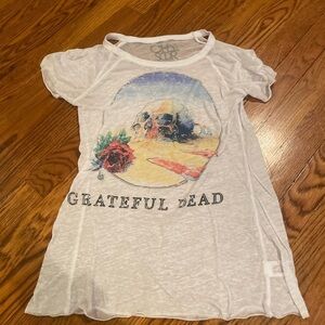Chaser Grateful Dead White Tee Shirt Size XS